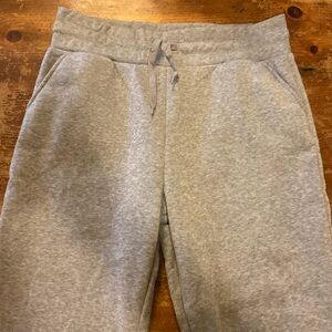 Gray sweatpants